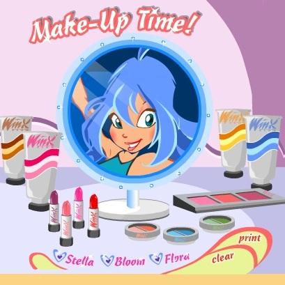 Картинка к мультфильму Винкс макияж времени