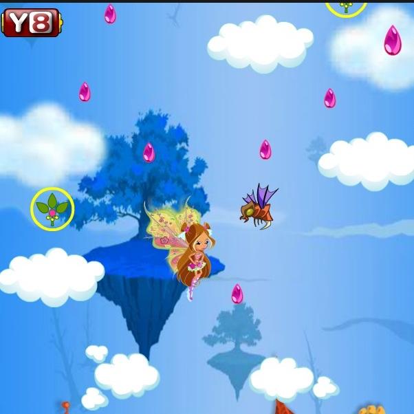 Картинка к мультфильму Винкс летающая Флора