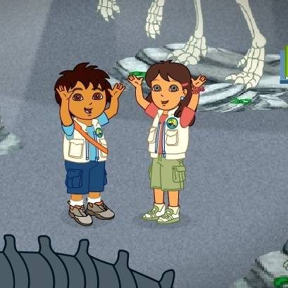 Картинка к мультфильму Диего и Алиса в стране динозавров