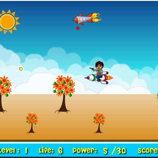 Картинка к мультфильму Диего полет на ракете