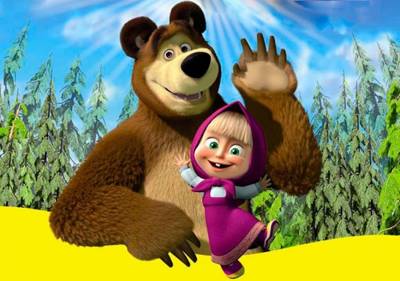 Картинка к мультфильму Маша и Медведь