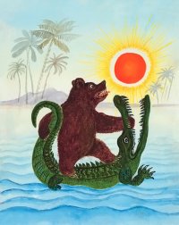 Картинка к мультфильму Крокодил и солнце (1985)