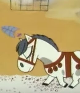 Картинка к мультфильму "Пони бегает по кругу" - У пони длинная челка