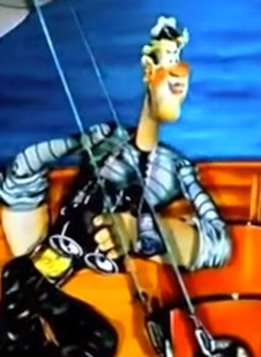 Картинка к мультфильму "Приключения капитана Врунгеля" - Как вы яхту назовёте