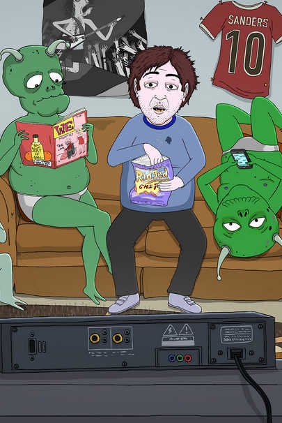 Картинка к мультфильму Джефф и инопланетяне / Jeff & Some Aliens 2017